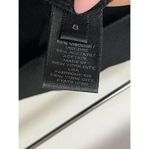 Lafayette 148 New York Black Satin Maxi Skirt Size 8 - Picture 4 of 7